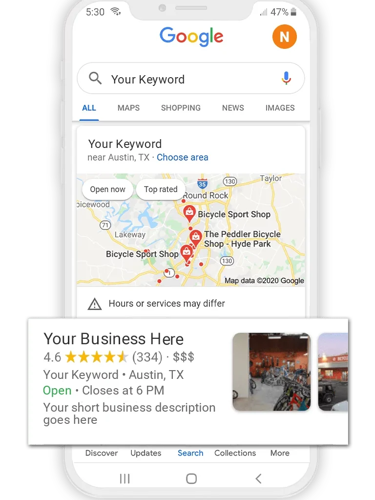 google my business optimization service