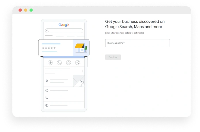 google my business setup service