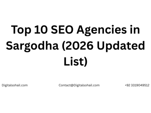 Top 10 SEO Agencies in Sargodha (2026 Updated List)